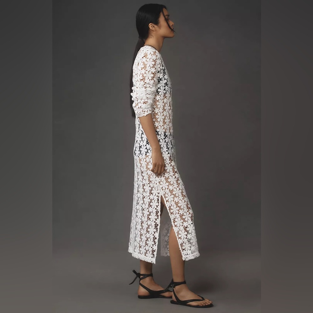 Anthropologie Floral Kaftan Beach Coverup